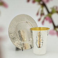 Pure silver hammer Kiddush set