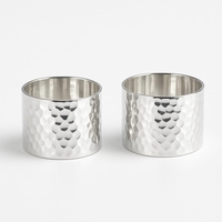 pure silver mini T-LIGHT candlesticks