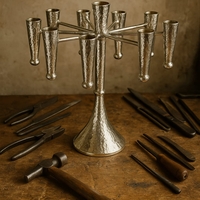 קנדלברה גילה 10 קנים כסף טהור