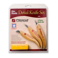 סט 3 סכיני מיני פרטים פלקסקאט FLEXCUT KN400