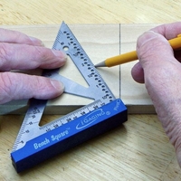 זוג זוויתני שולחן מדוייקים אלומיניום כחול IGAGING SQUARES