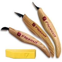 סט 3 סכיני מיני פרטים פלקסקאט FLEXCUT KN400