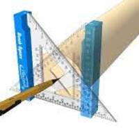 זוג זוויתני שולחן מדוייקים אלומיניום כחול IGAGING SQUARES