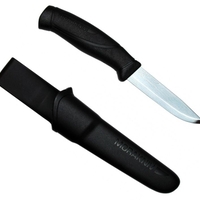 סכין מורה קומפניון אלחלד, שחור Morakniv Companion
