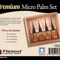 ערכת גילוף מיקרו- פאלם פרימיום - TOOLEDEN FLEXCUT Premium Micro-Palm Set