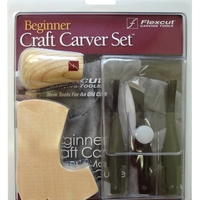 סט 3 מפסלות למתחיל פלקסקאט - TOOLEDEN FLEXCUT SK110