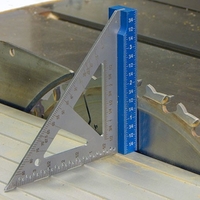 זוג זוויתני שולחן מדוייקים אלומיניום כחול IGAGING SQUARES