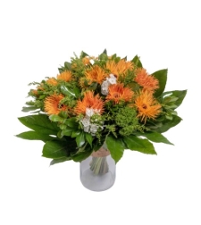 Orange gerbera bouquet