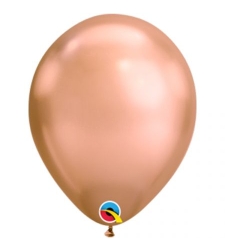 Helium balloon - chrome - rose gold
