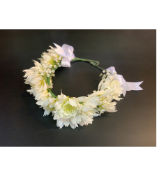 White Chrysanthemum Flower Crown