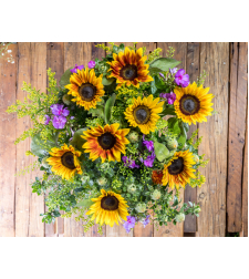 Sunflower and Phlox Bouquet