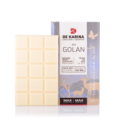De Karina - White chocolate bar with delicate caramel - Golan