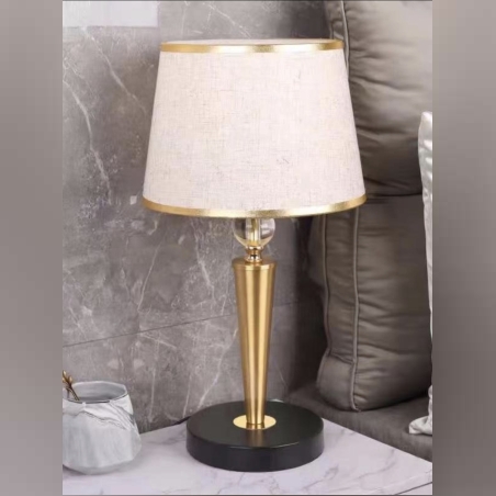 מנורת שולחן-לחדר ברונזה- 59 ס