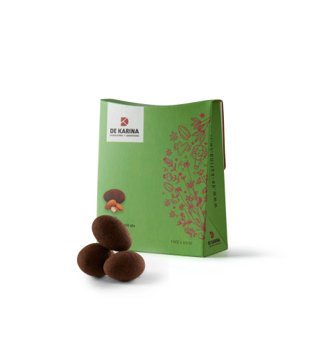 De Karina - dark chocolate coated almonds 62% | fur
