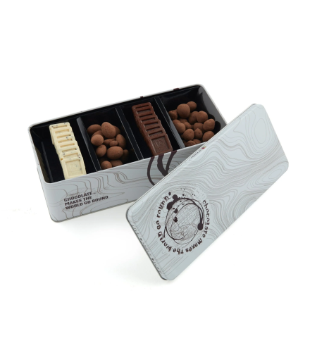 De Karina - white quattro case combines 4 types of fine chocolates | Dairy | in the
