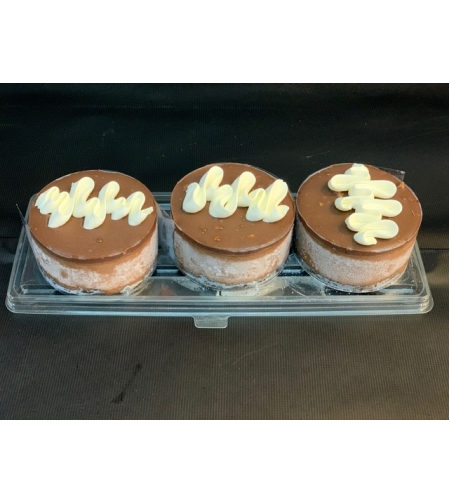 Individual Chocolate Mini Cakes-Dairy-Badatz