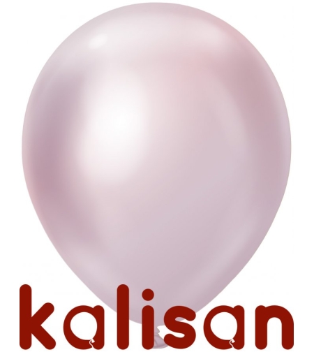 helium balloon - chrome - pink gold