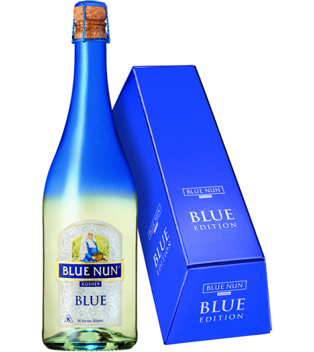 Blue Nun Finest Sparkling in a Blue Edition Box | Kosher