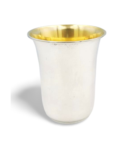 כוס קידוש עגול חלק כסף טהור