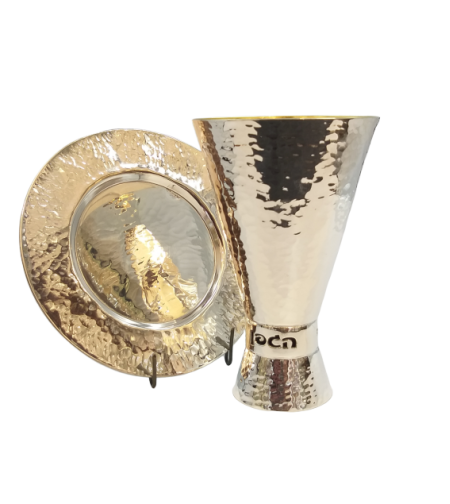 Kiddush Bora Y pure silver set