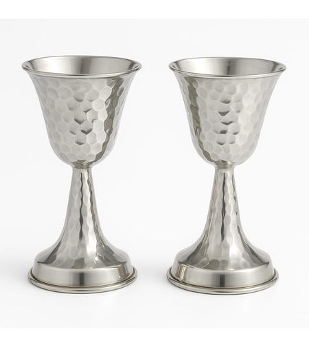 Pure silver Itzik candlesticks