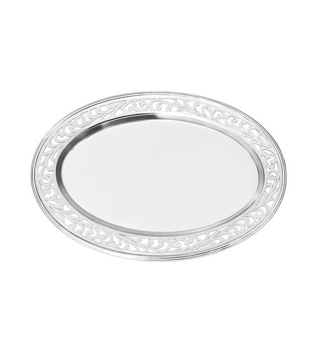 Pure silver sawn tray