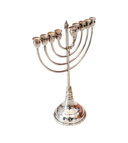 Pure silver mini menorah