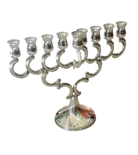 Yogev Menorah Pure Silver