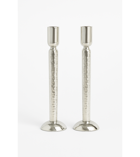 Pure Silver Amit Candlesticks