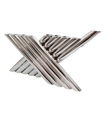 חנוכיה X כסף טהור