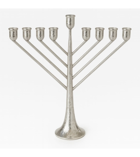 pure silver Menorah Ramban (Chabad) Hammer