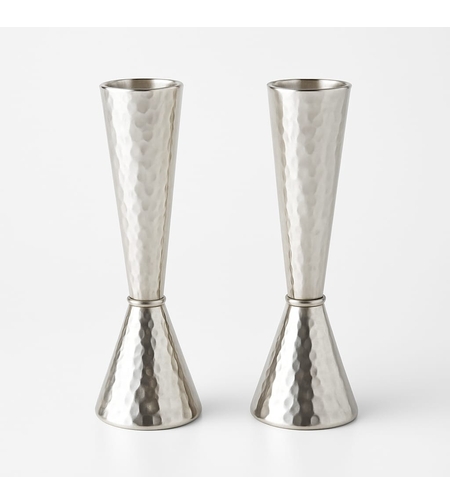 פמוטי קונוס במספר גדלים כסף טהור