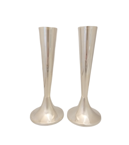 pure silver T LIGHET candlesticks
