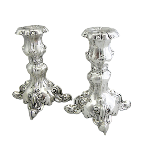 pair of pure silver 