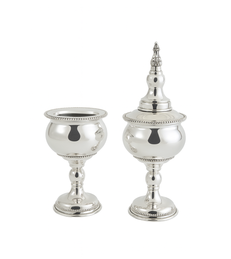 סט הבדלה פנינים כסף טהור