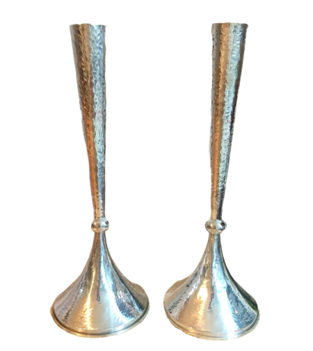 פמוטי חצאית פטיש XL כסף טהור