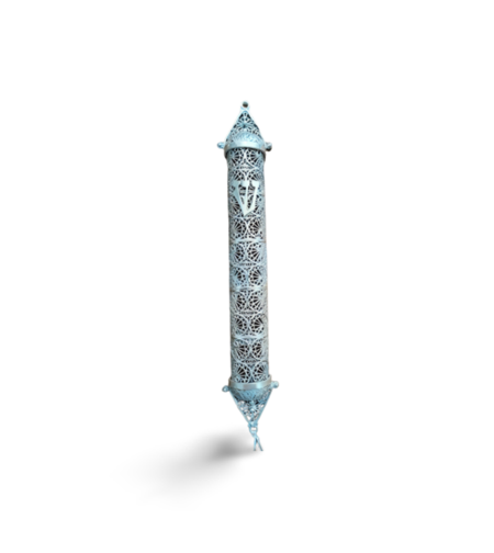 Mezuzah filigree pure silver