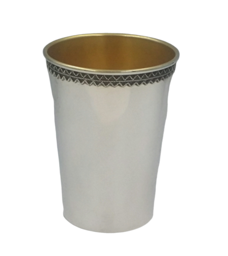 כוס קידוש זיגזג כסף טהור