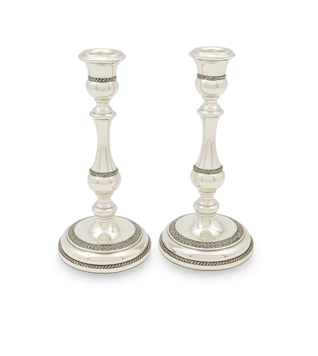 פמוטי תפוח כסף טהור