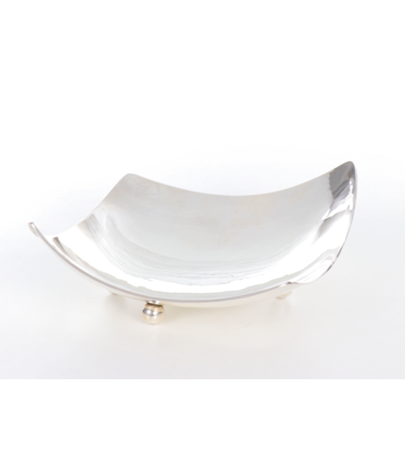 Pure silver rhombus bowl