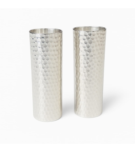 פמוטי עמוד פטיש כסף טהור