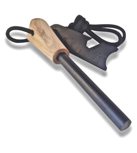 אבן אש עם ידית עץ BROSH KNIVES