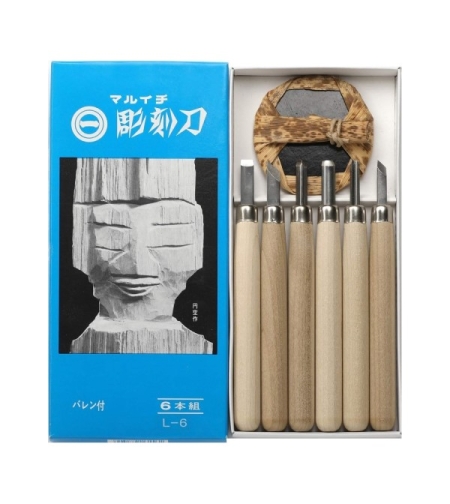 סט גילוף זעיר 6 חלקים MARUICHI JAPAN