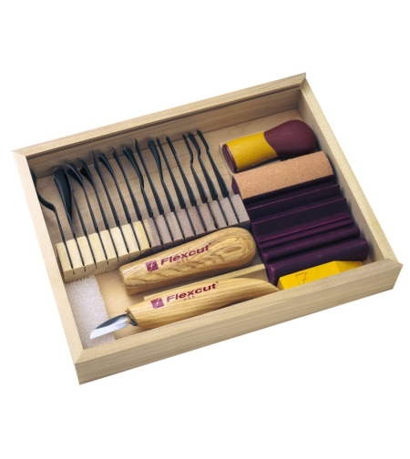 סט דה לוקס 21 חלקים פלקסקאט TOOLEDEN FLEXCUT SK108