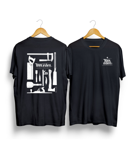 חולצה טי לוגו טול עדן שחור מידה M