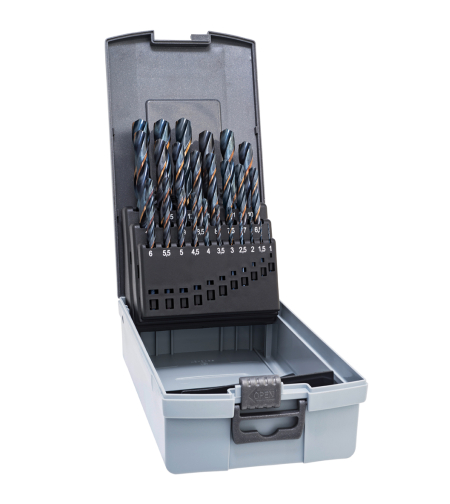 סט 25 מקדחים למתכת 1-13 מ