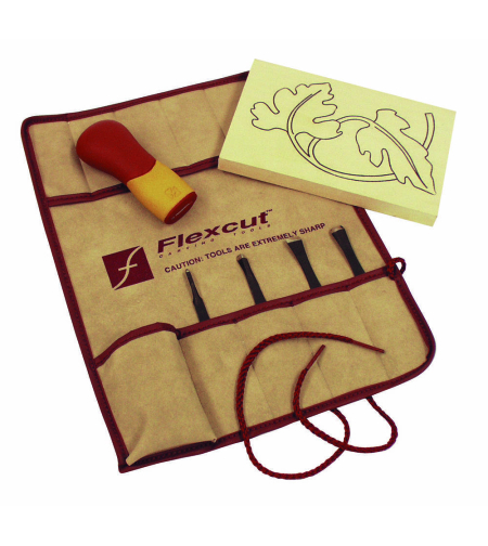 סט 5 חלקים לגילוף פלקסקאט