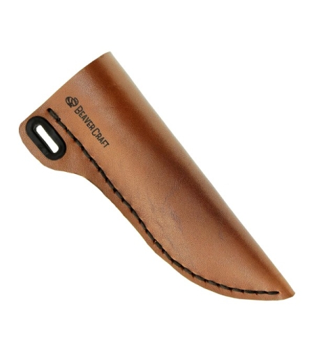 נדן עור לסכין ישרה סוג BEAVERCRAFT SH1