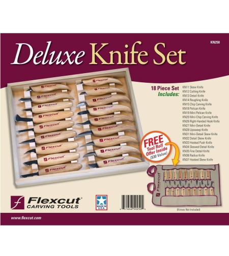 סט סכינים דה לוקס פלקסקאט SK250