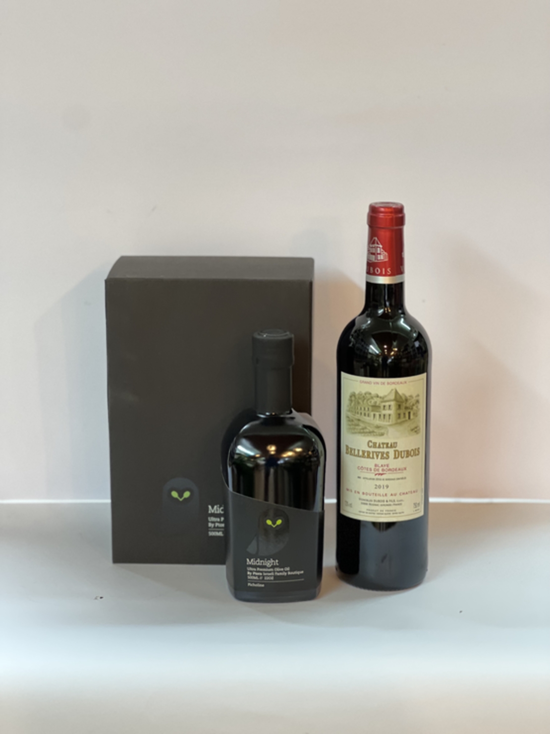 A case of red wine and premium olive oil | kosher